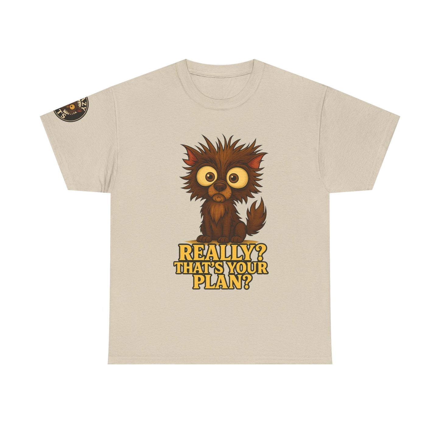 T-Shirt — Cute Owl Graphic “Really? That’s Your Plan?” Funny Animal Tee