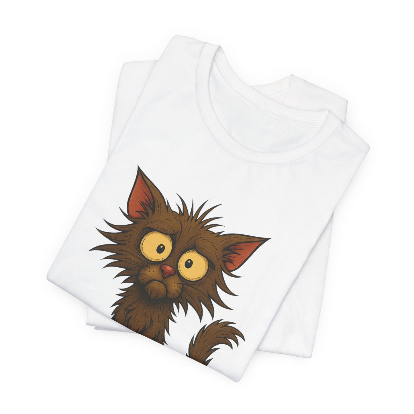 Funny Cat T-Shirt — "I'm At My Limit, Please Don't Test Me" Cute Stressed Kitty Graphic Tee