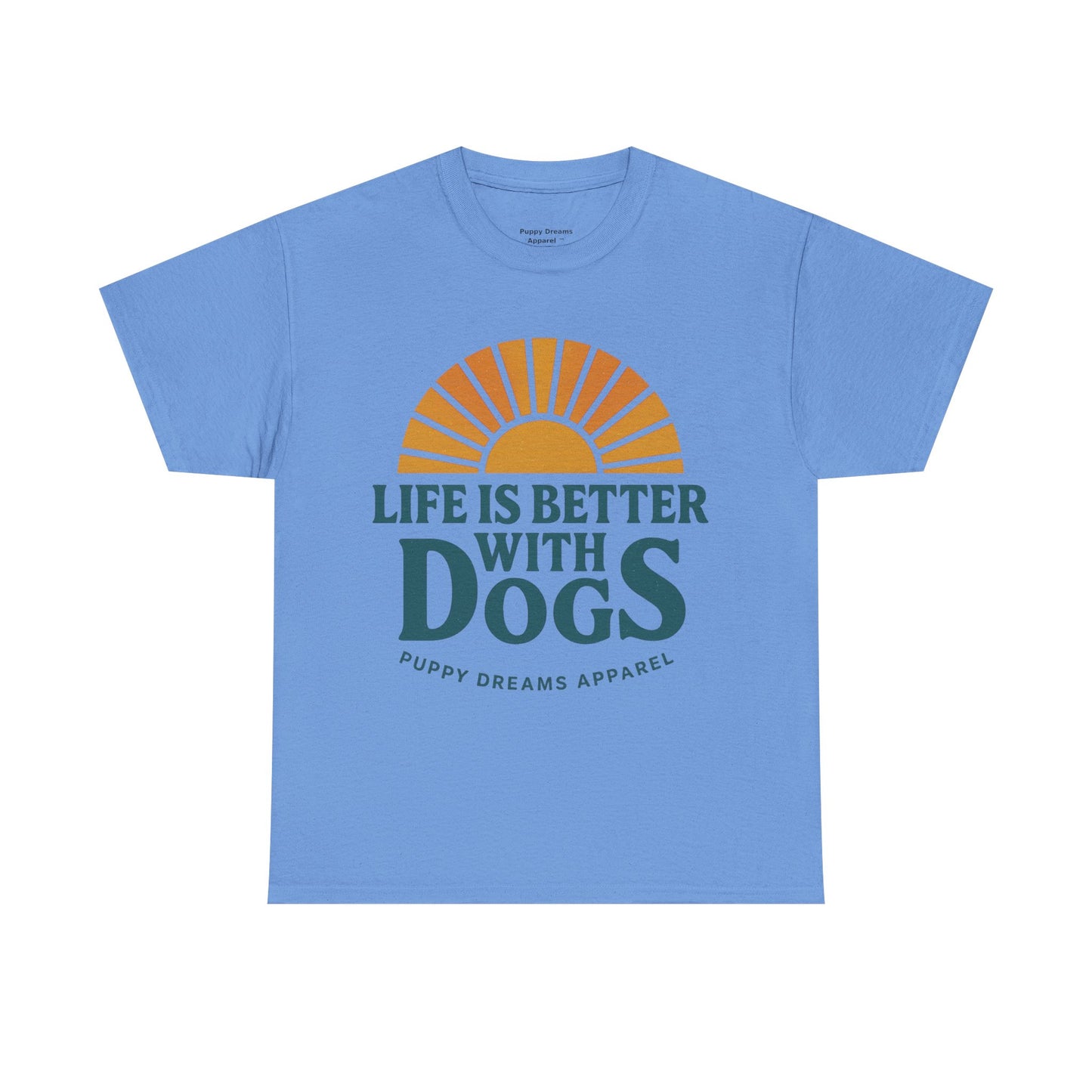 Life is Better with Dogs Tee, Unisex Cotton T-Shirt, Dog Lover's Gift, Cute Pet Apparel, Everyday Casual Wear