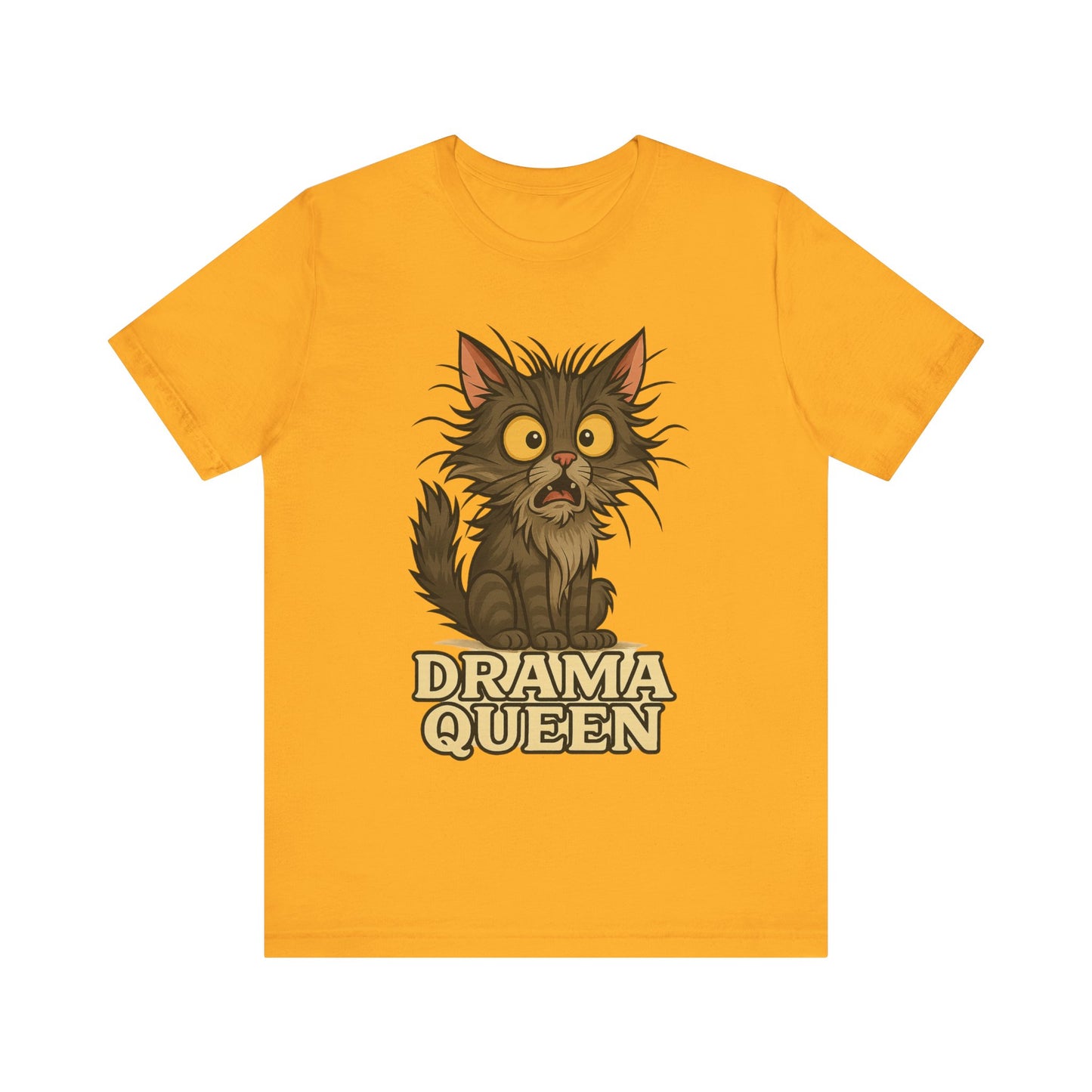 Drama Queen Cat T-Shirt — Crazy Cats Vintage Graphic Tee