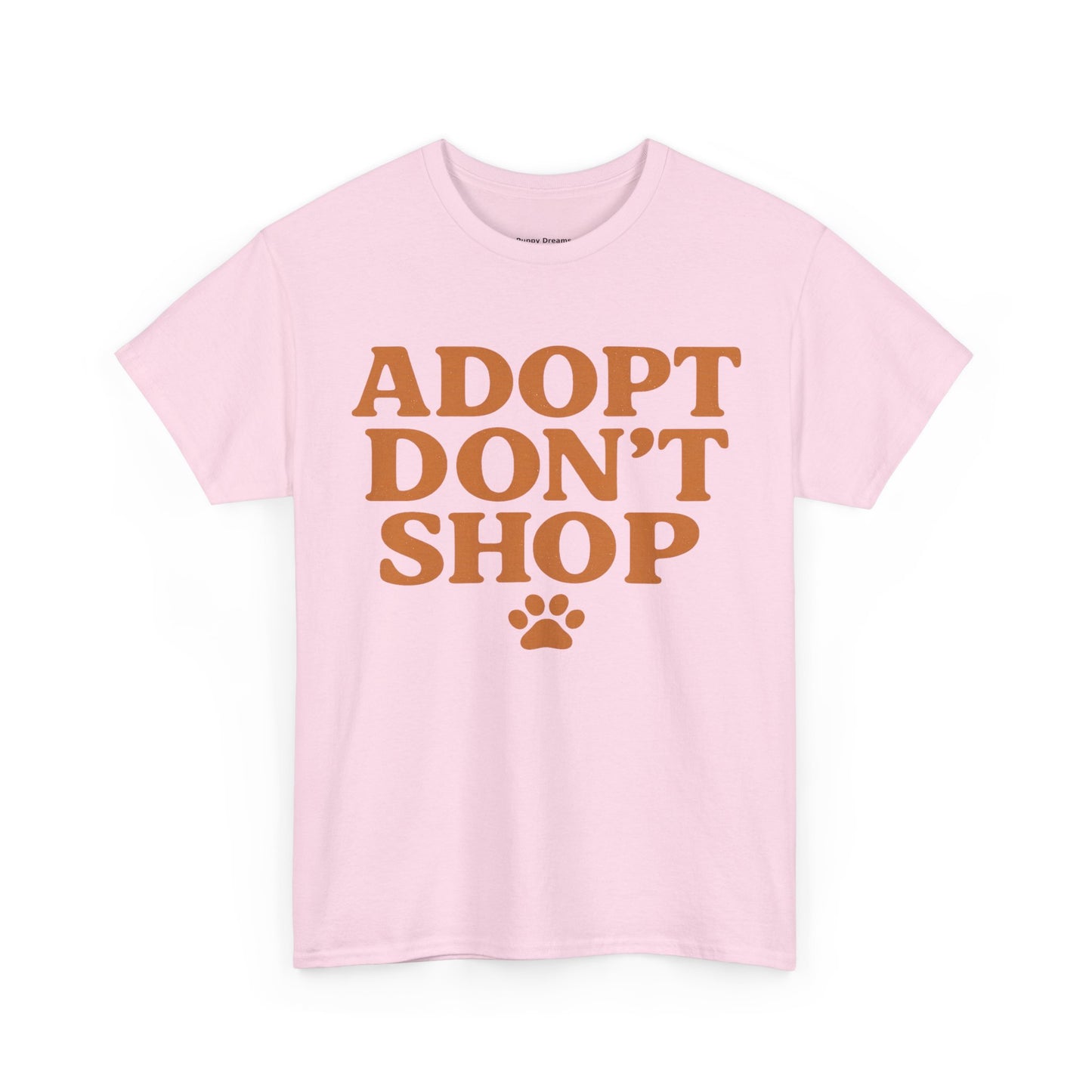 Adopt Don't Shop Unisex Heavy Cotton Tee, Pet Lover Gift, Animal Rescue T-Shirt, Ethical Fashion, Animal Rights, Casual Everyday Wear