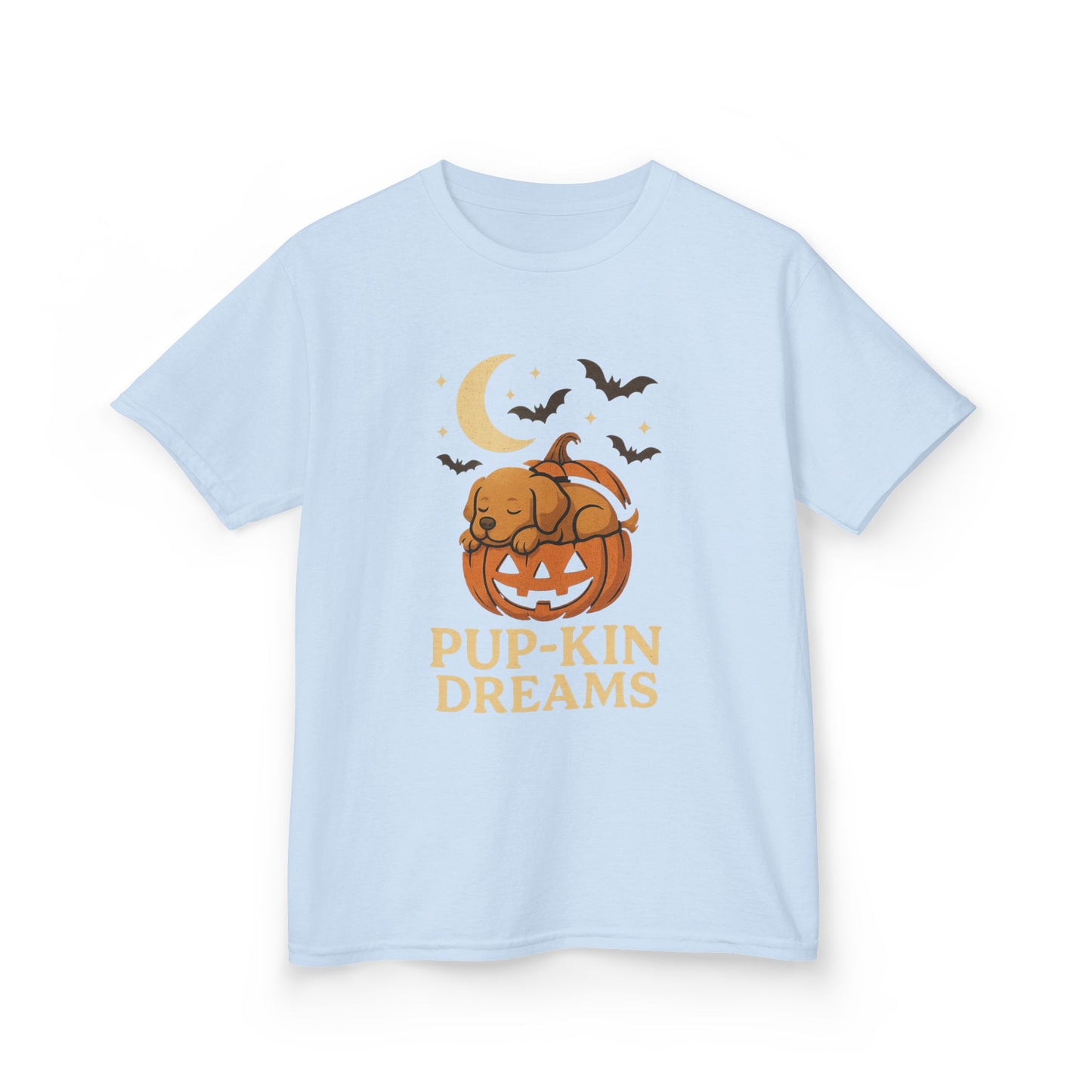 Kids Halloween Tee - Pup-kin Dreams, Cute Halloween Shirt, Kid's T-Shirt, Pumpkin Shirt, Halloween Costume, Fall Apparel