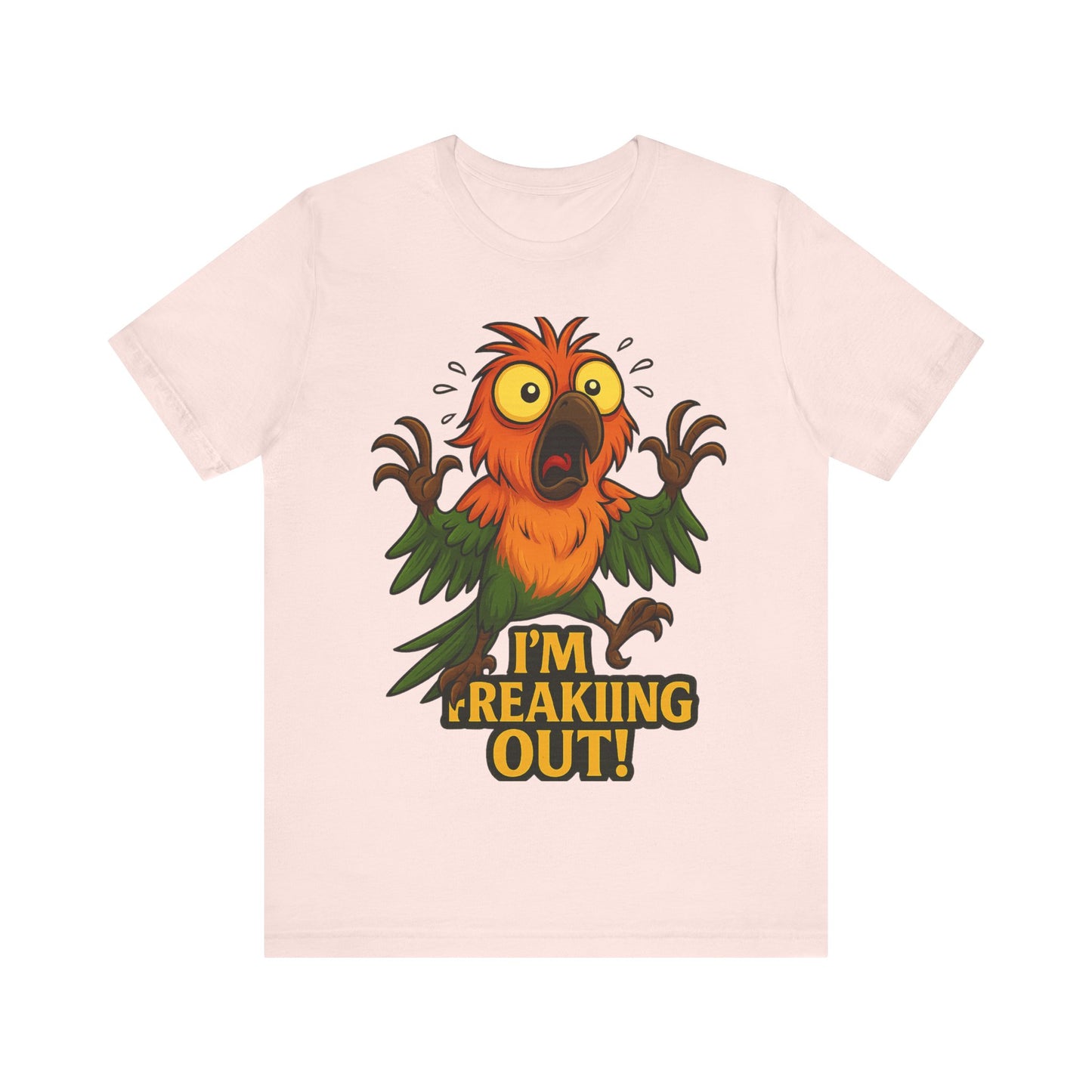 Funny "I'm Freaking Out" Parrot T-Shirt