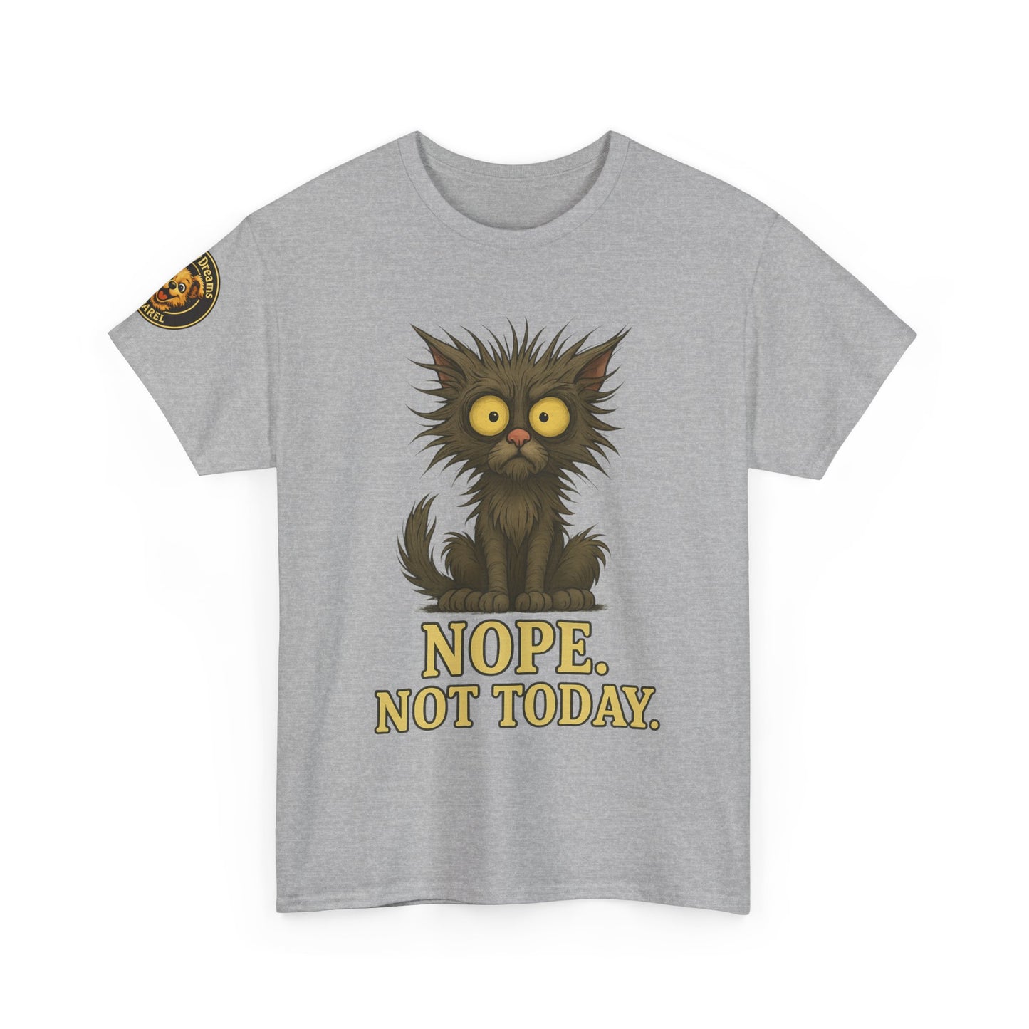Cat 'Nope. Not Today.' T‑Shirt — Funny Grumpy Cat Graphic Tee