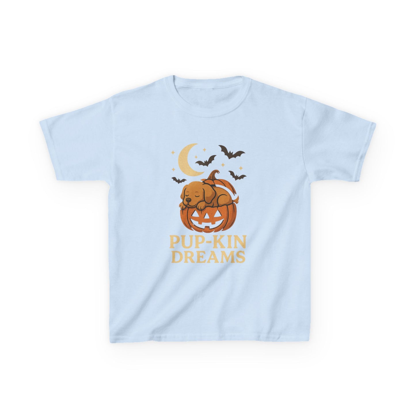 Kids Halloween Tee - Pup-kin Dreams, Cute Halloween Shirt, Kid's T-Shirt, Pumpkin Shirt, Halloween Costume, Fall Apparel