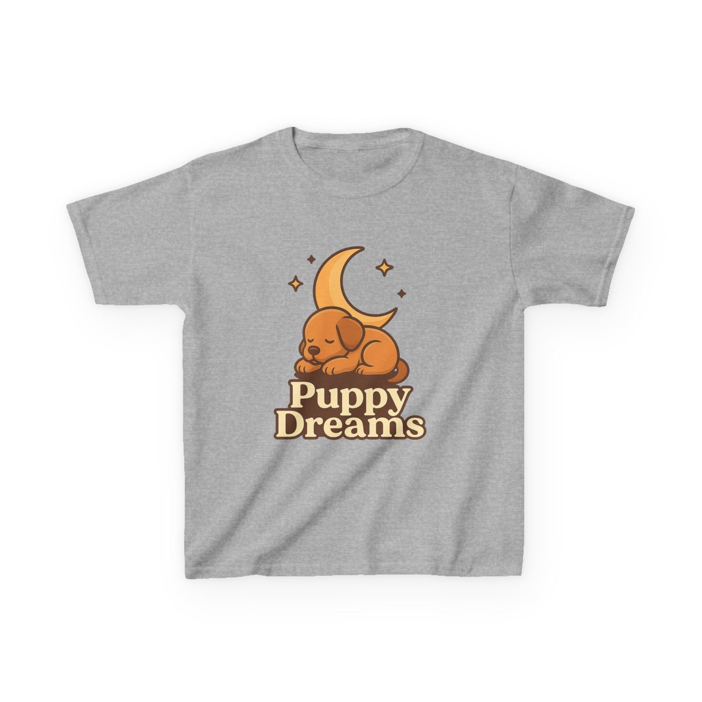 Puppy Dreams Kids Tee, Dreamy Cotton T-Shirt for Children, Cute Dog Shirt, Animal Lover Gift, Birthday Party Outfit, Cozy Everyday Wear