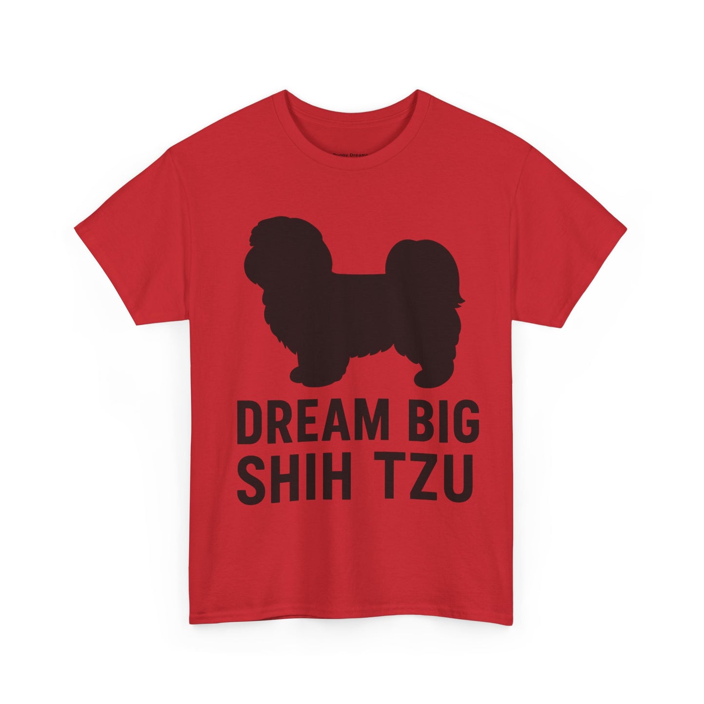 Shih Tzu Dream Big Tee - Unisex Cotton Shirt, Dog Lover Gift, Birthday Apparel, Cute Pet Tee, Casual Wear