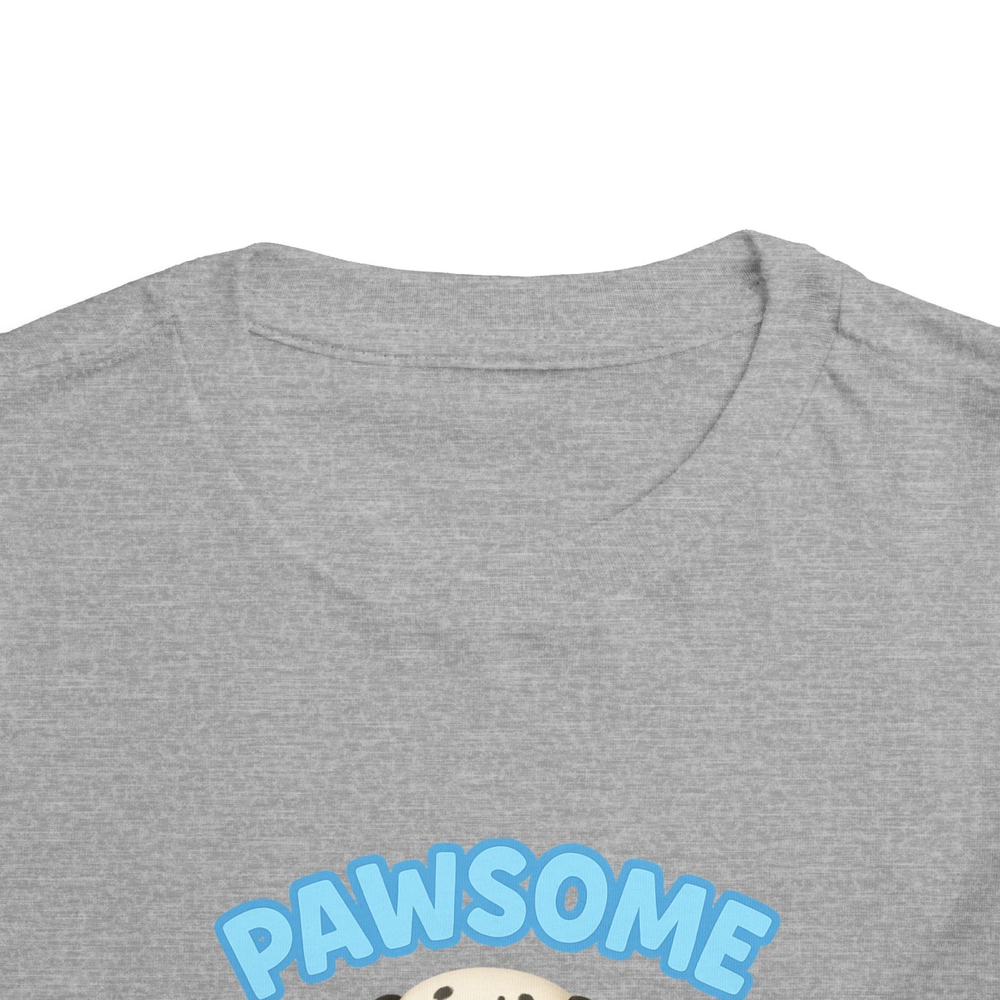 Pawsome Kid Toddler Tee, Cute Dog Tee for Toddlers, Kids' Short Sleeve Shirt, Birthday Gift, Animal Lovers, Pet Themed Apparel