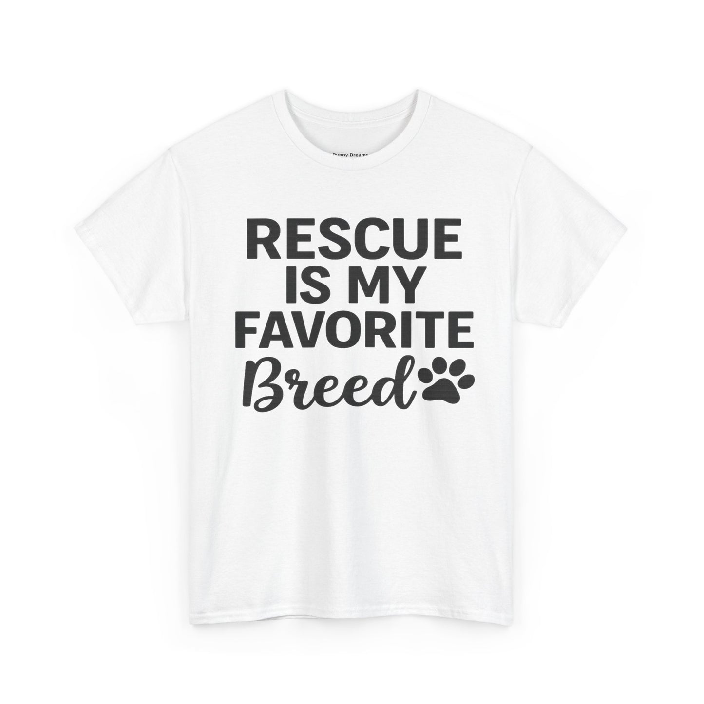 Rescue Dog Appreciation Tee, Unisex Heavy Cotton Shirt, Animal Lover Gift, Pet Adoption Shirt, Dog Rescue Awareness T-Shirt