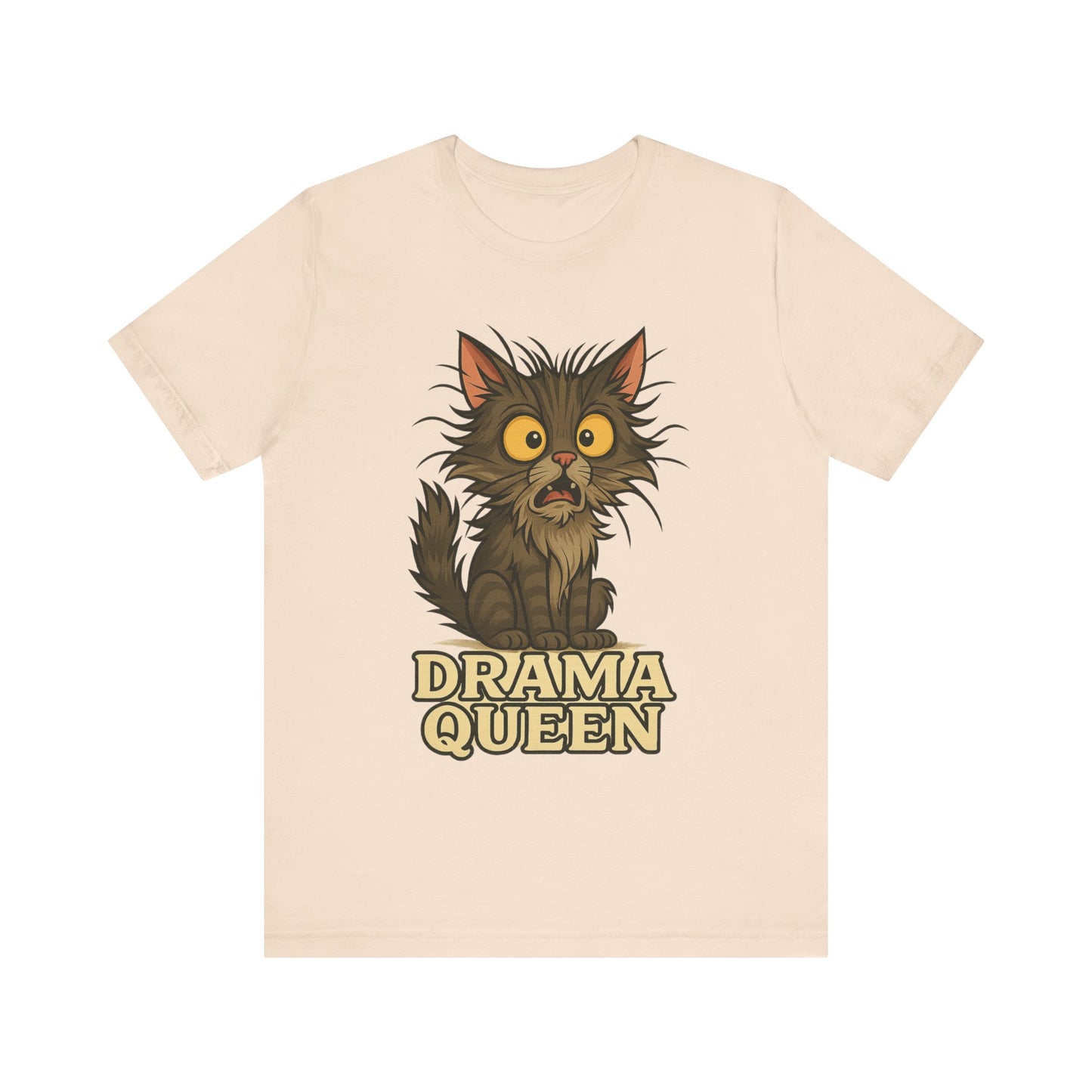 Drama Queen Cat T-Shirt — Crazy Cats Vintage Graphic Tee