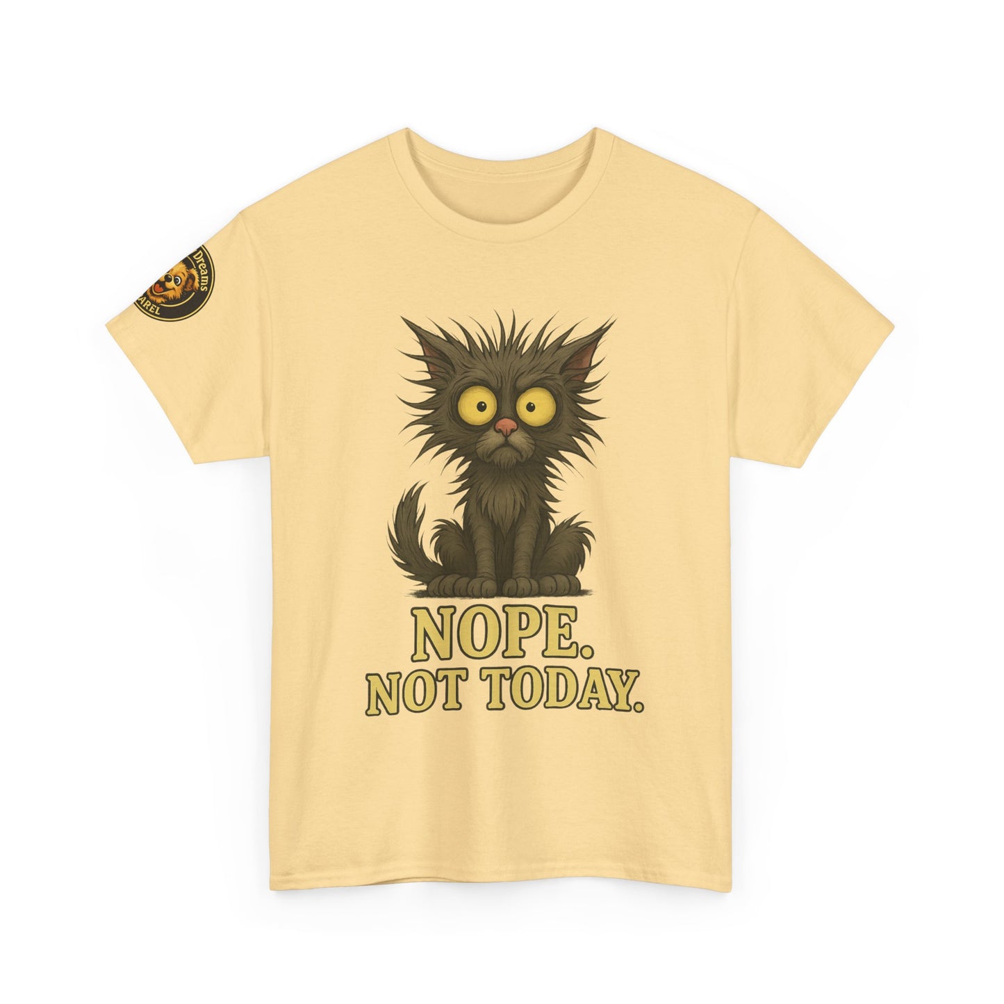 Cat 'Nope. Not Today.' T‑Shirt — Funny Grumpy Cat Graphic Tee