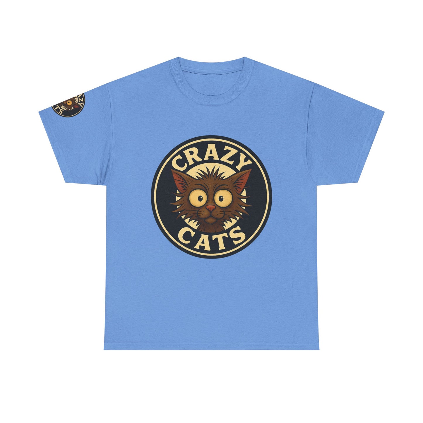 Crazy Cats T-Shirt — Vintage Cartoon Cat Graphic Tee for Cat Lovers