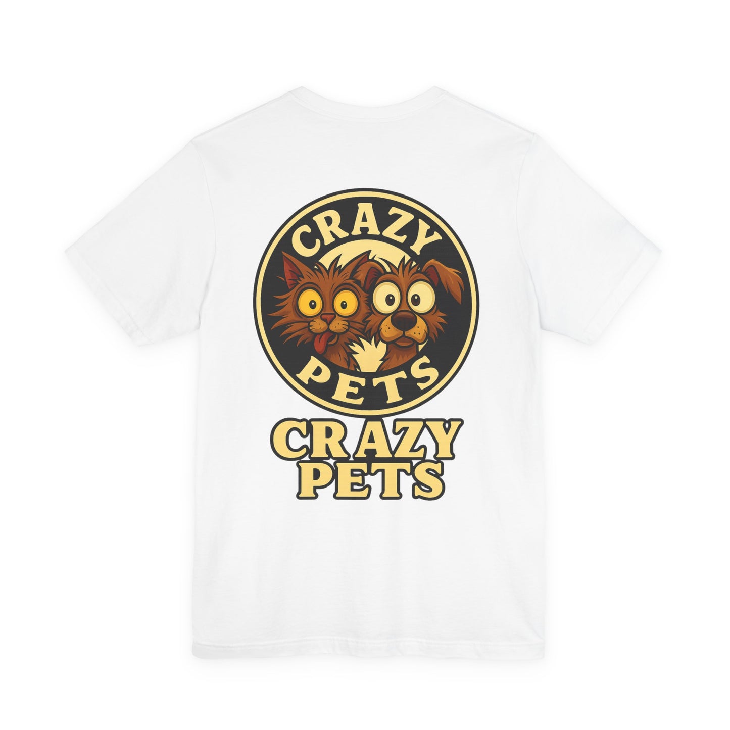 Warning: May Contain Caffeine Dog Tee — Cute Coffee Lover T-Shirt