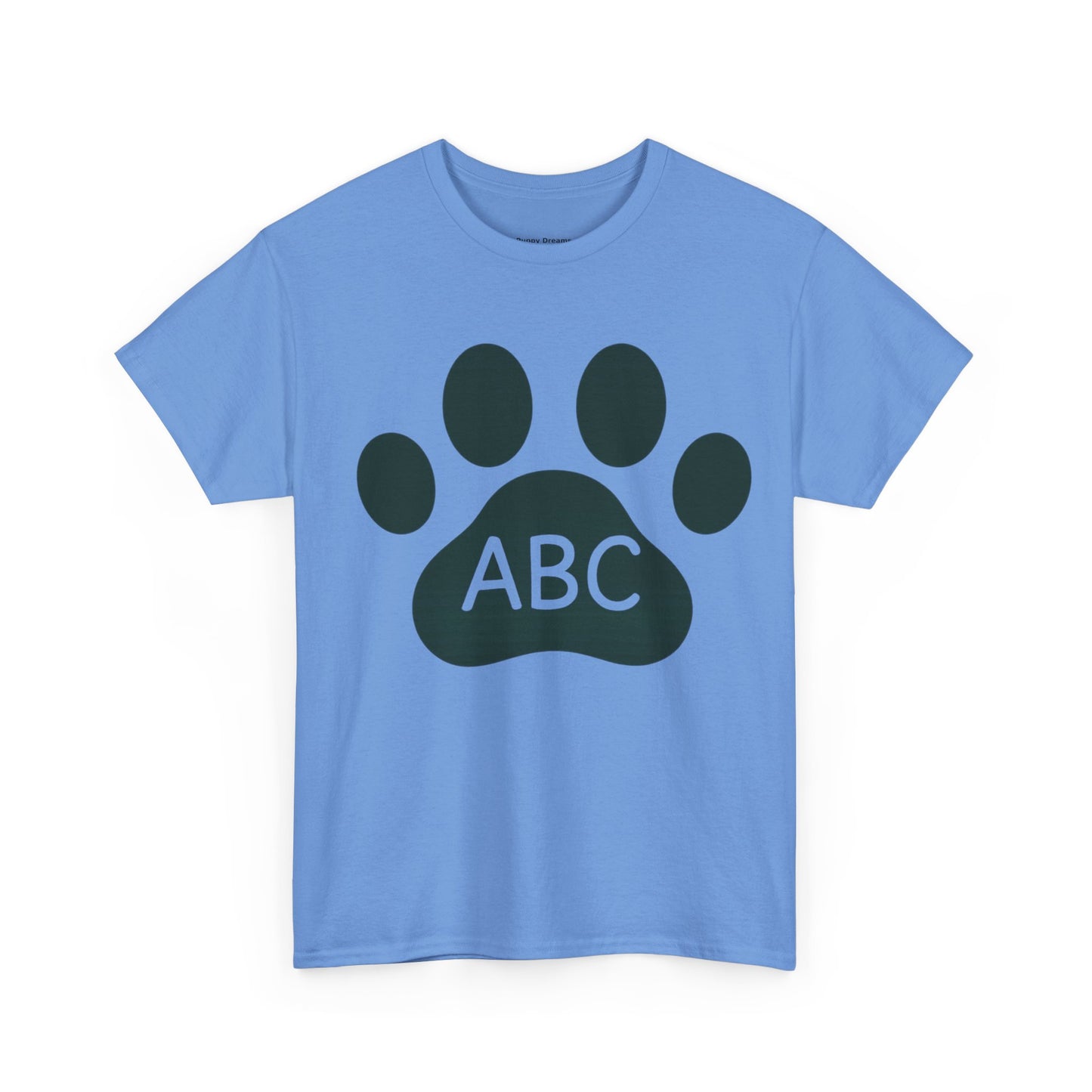 Customizable Pet Paw Print Tee, Cute Pet Lover Shirt, Unisex Cotton T-Shirt, Gift for Dog Owners, Animal Lover Apparel