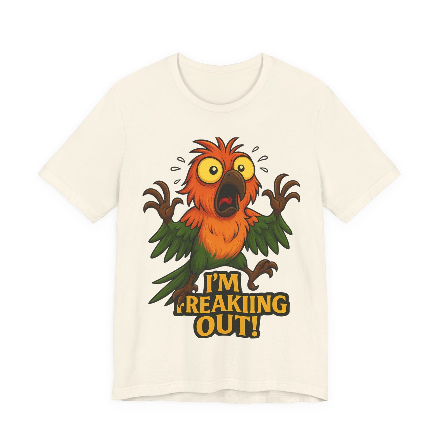 Funny "I'm Freaking Out" Parrot T-Shirt