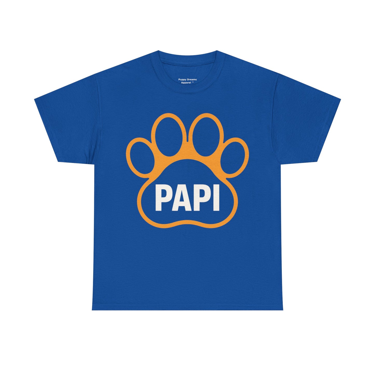 Paw Print PAPI Tee - Perfect for Dog Lovers, Gifts for Pawsome Dads, Casual Style, Pet-Themed Shirt, Unisex Cotton Top