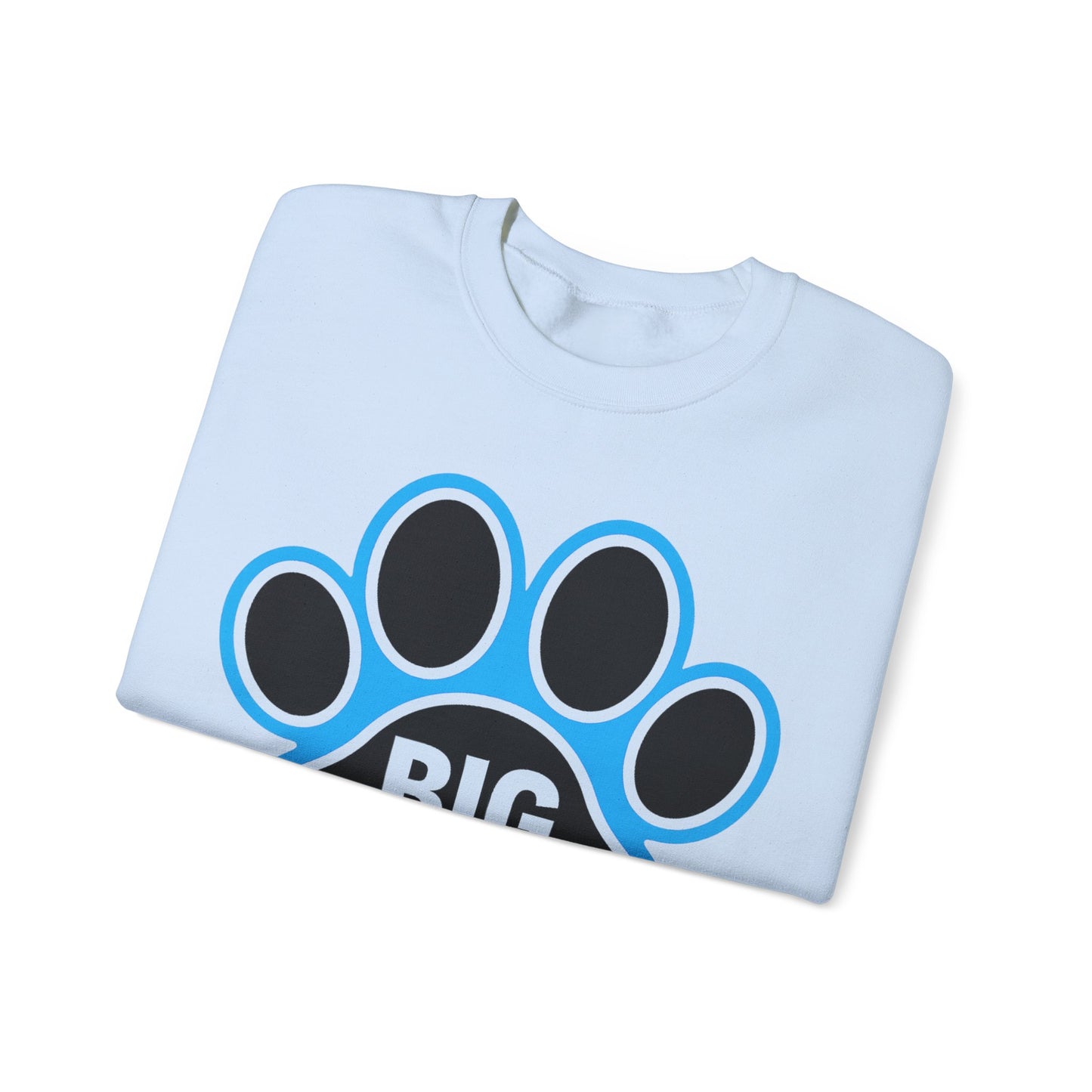 Paw Print Sweatshirt for Animal Lovers, Cozy Sweater, Pet Owner Gift, Big Paw Crewneck, Animal Rescue Fundraiser