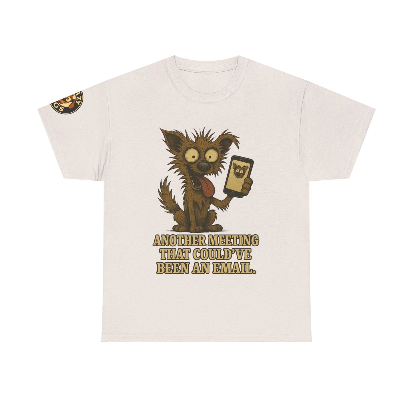 Funny Meeting Shirt — “Another Meeting That Could’ve Been an Email” Cat Cartoon Tee