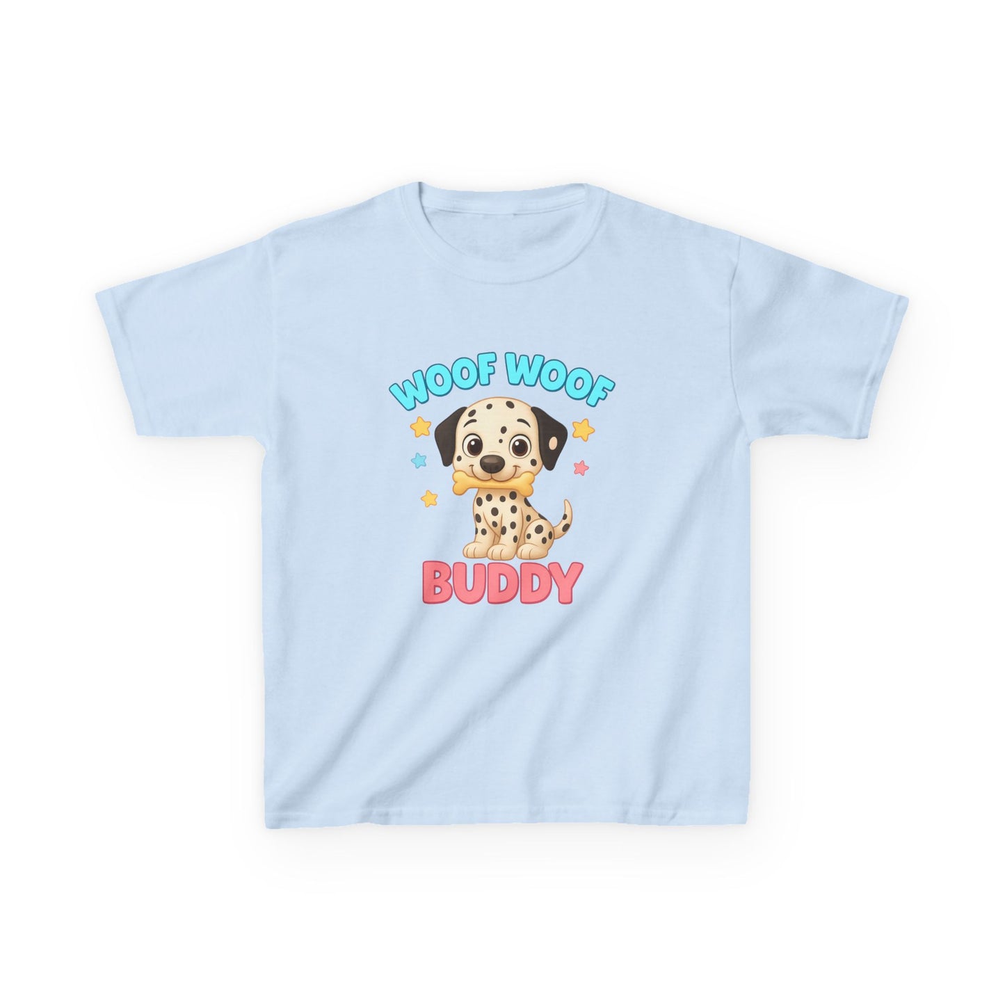 Kids Dalmatian Dog Tee, Cute Pet Shirt for Boys & Girls, Birthday Gift, Animal Lovers, Fun Casual Wear, Cartoon Dog Design