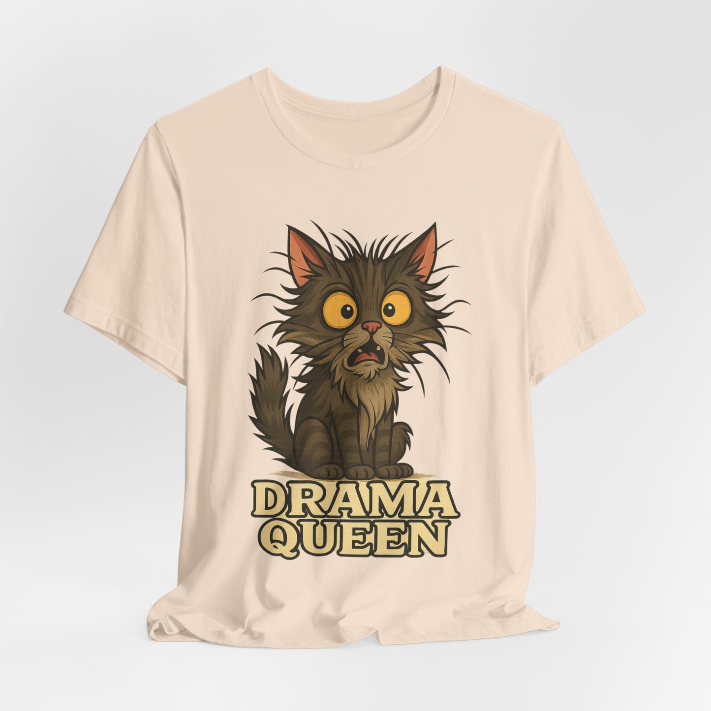 Drama Queen Cat T-Shirt — Funny Cat Graphic Tee