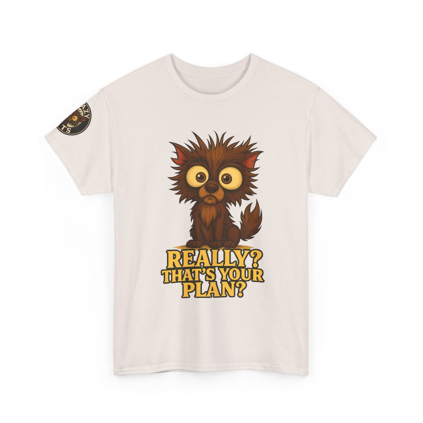 T-Shirt — Cute Owl Graphic “Really? That’s Your Plan?” Funny Animal Tee