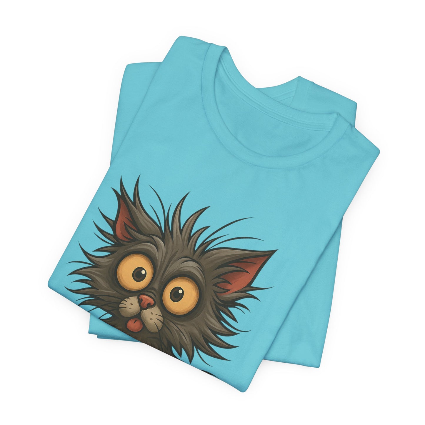 Hot Mess Cat Tee — Funny Cute Cat Graphic T-Shirt