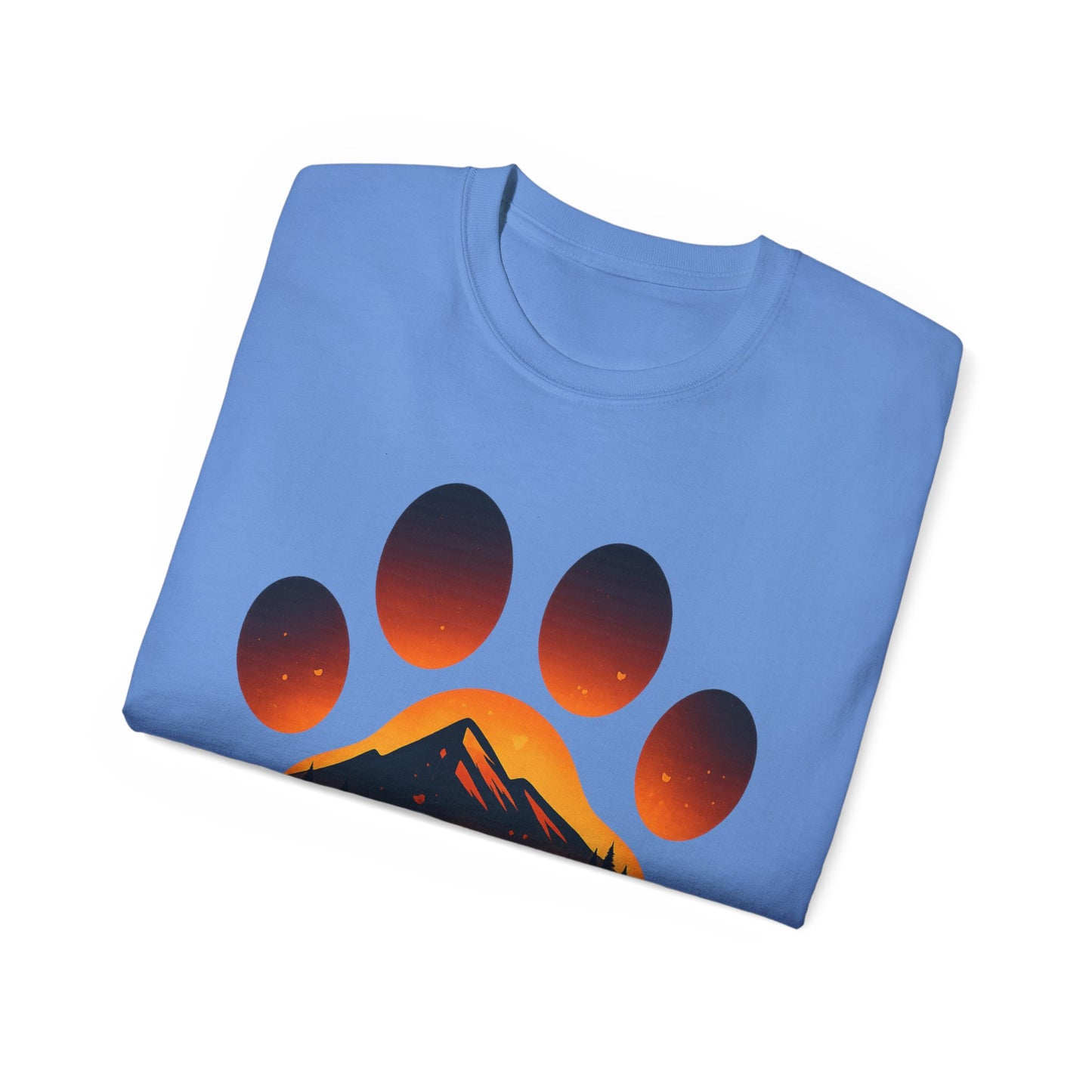 Anniversary Paw Print Tee - Happy Anniversary Shirt for Pet Lovers, Gift for Him/Her, Cute Animal Lover Gift, Unisex Cotton T-Shirt