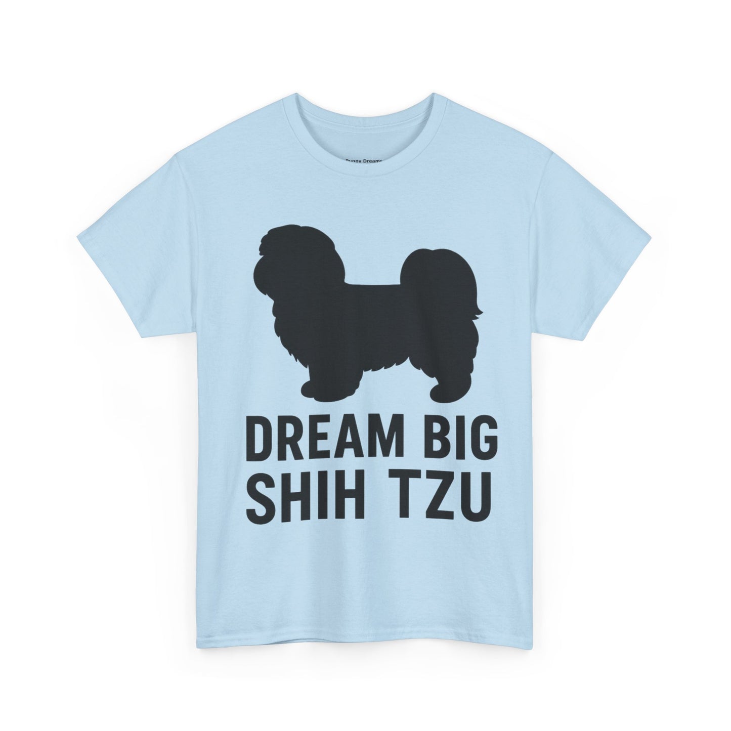 Shih Tzu Dream Big Tee - Unisex Cotton Shirt, Dog Lover Gift, Birthday Apparel, Cute Pet Tee, Casual Wear