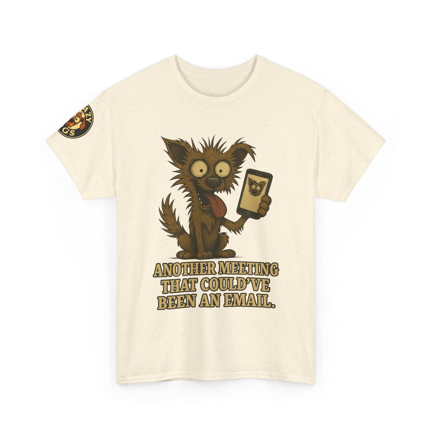 Funny Meeting Shirt — “Another Meeting That Could’ve Been an Email” Cat Cartoon Tee