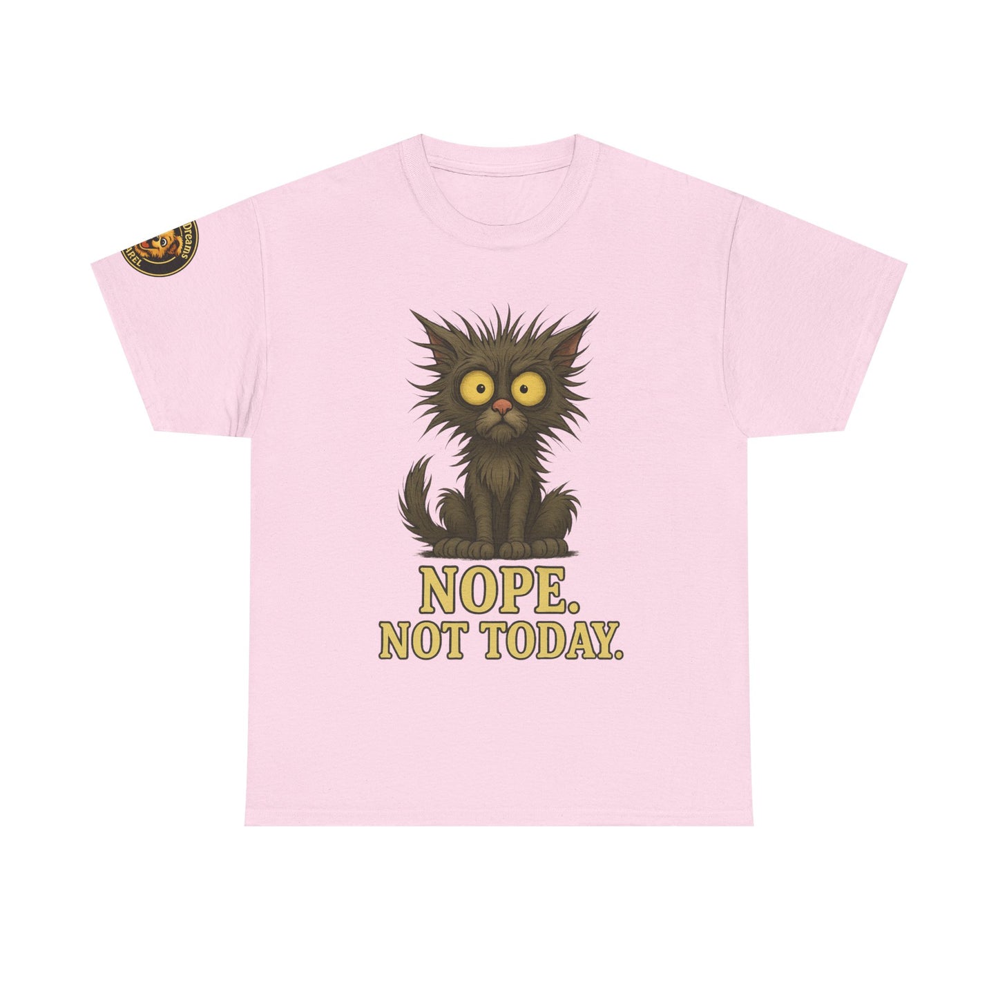 Cat 'Nope. Not Today.' T‑Shirt — Funny Grumpy Cat Graphic Tee