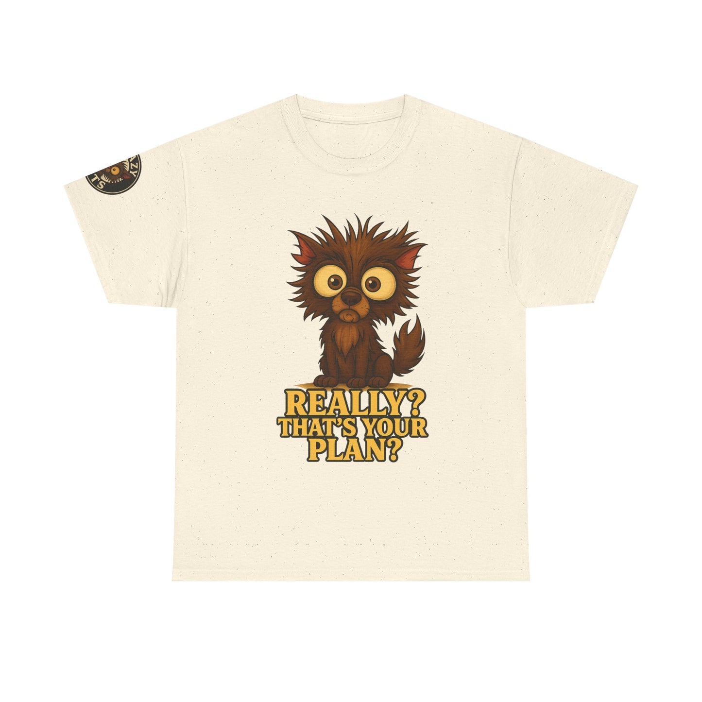 T-Shirt — Cute Owl Graphic “Really? That’s Your Plan?” Funny Animal Tee