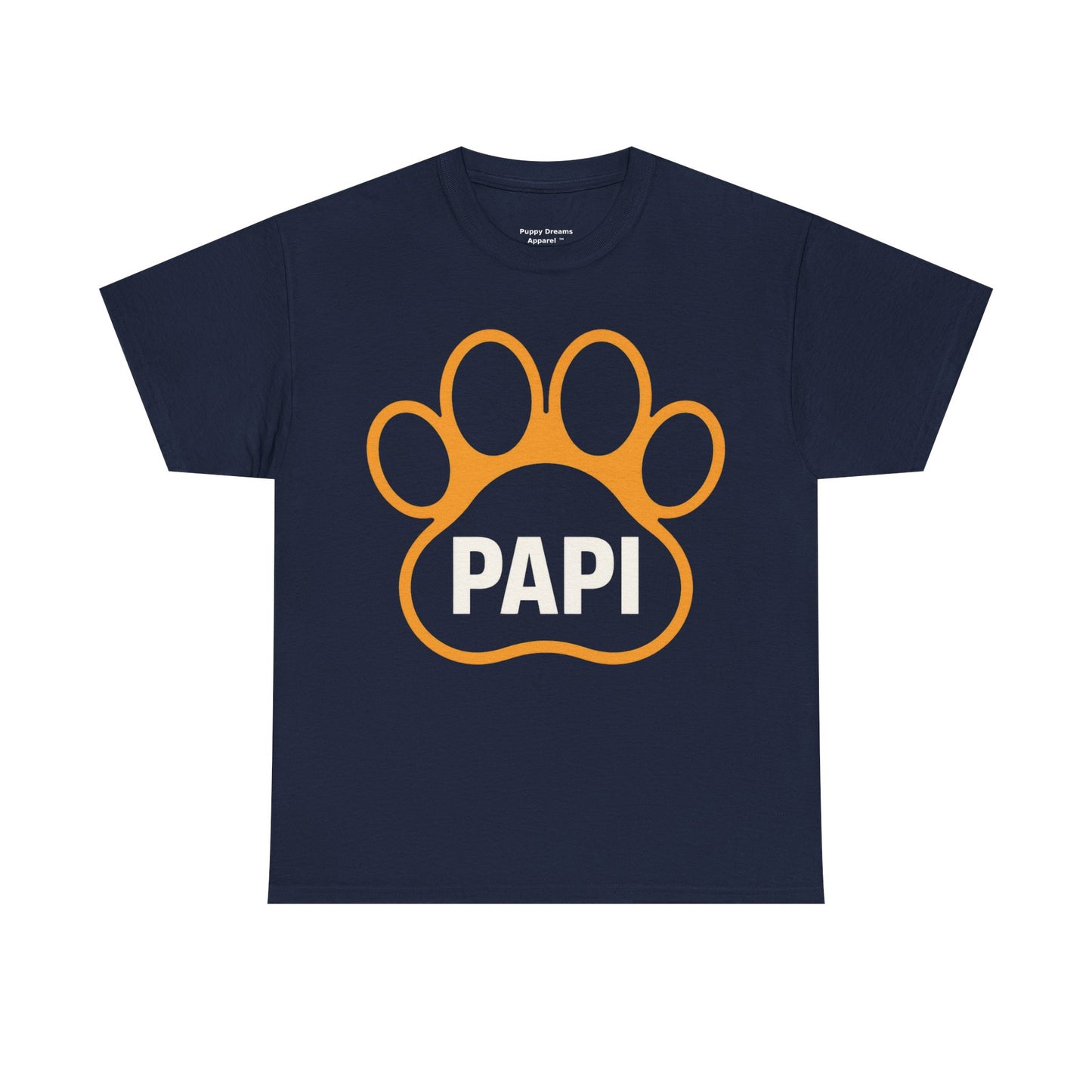 Paw Print PAPI Tee - Perfect for Dog Lovers, Gifts for Pawsome Dads, Casual Style, Pet-Themed Shirt, Unisex Cotton Top
