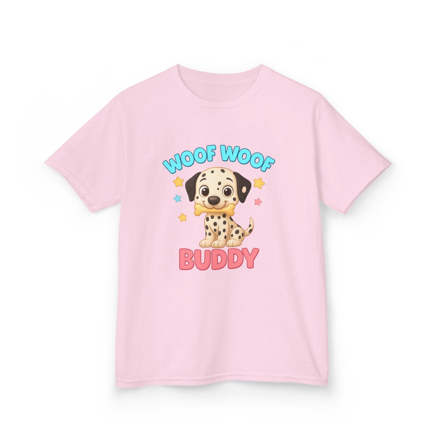 Kids Dalmatian Dog Tee, Cute Pet Shirt for Boys & Girls, Birthday Gift, Animal Lovers, Fun Casual Wear, Cartoon Dog Design