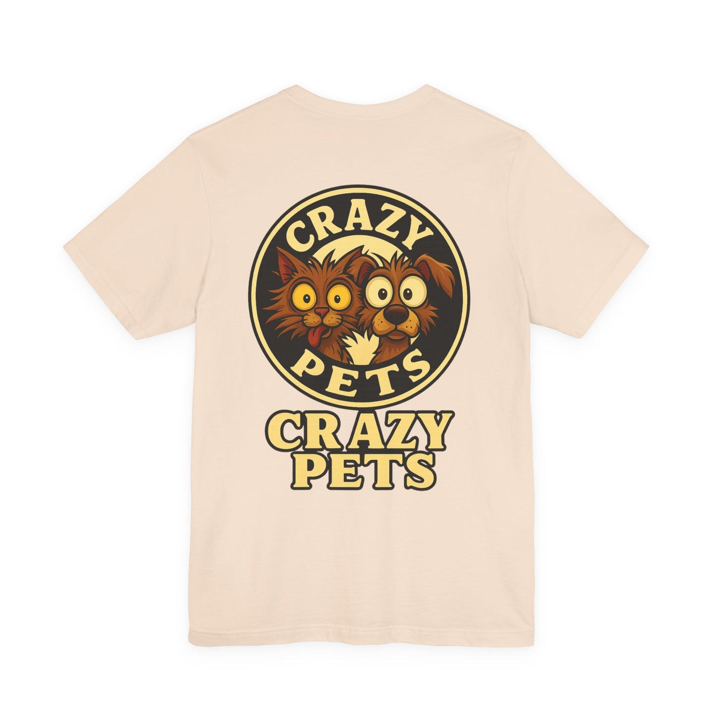 Warning: May Contain Caffeine Dog Tee — Cute Coffee Lover T-Shirt