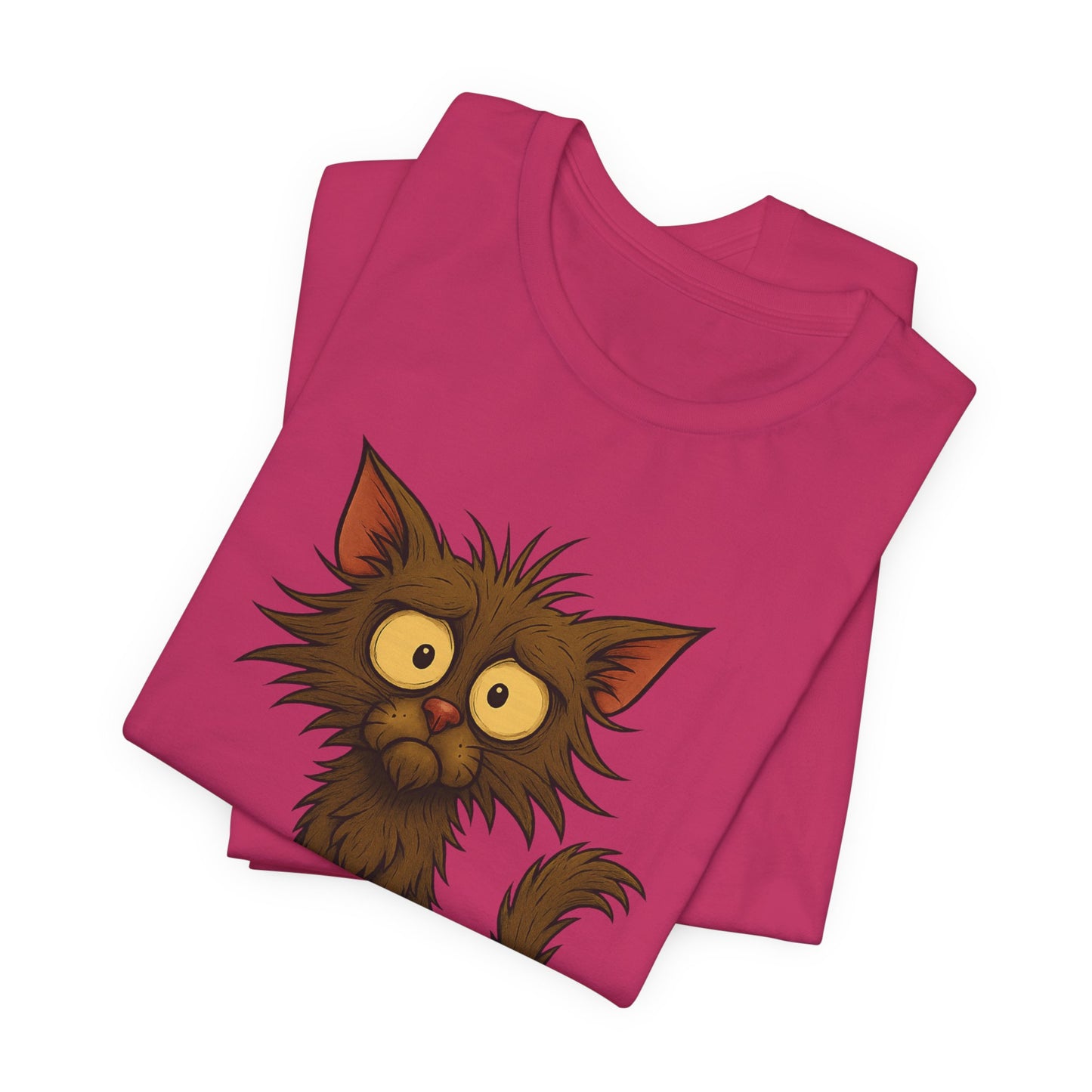 Funny Cat T-Shirt — "I'm At My Limit, Please Don't Test Me" Cute Stressed Kitty Graphic Tee