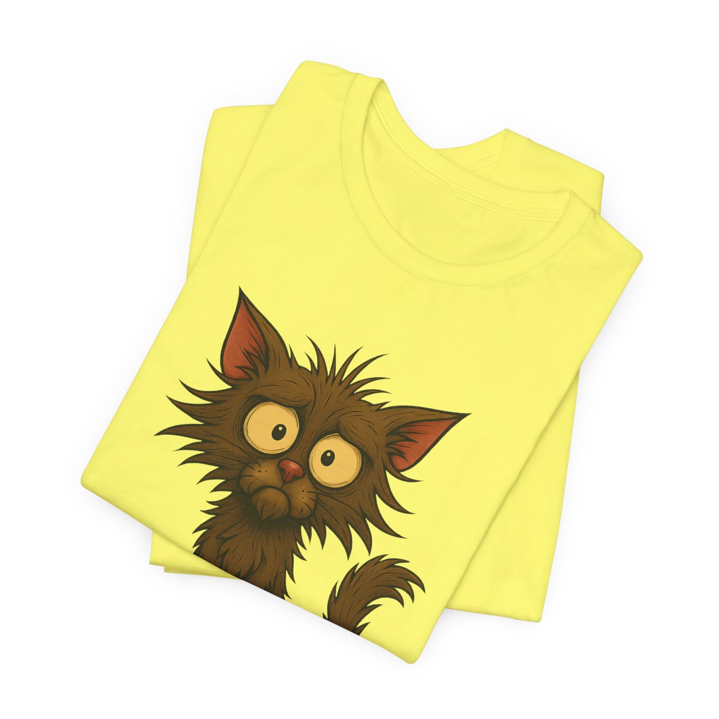 Funny Cat T-Shirt — "I'm At My Limit, Please Don't Test Me" Cute Stressed Kitty Graphic Tee