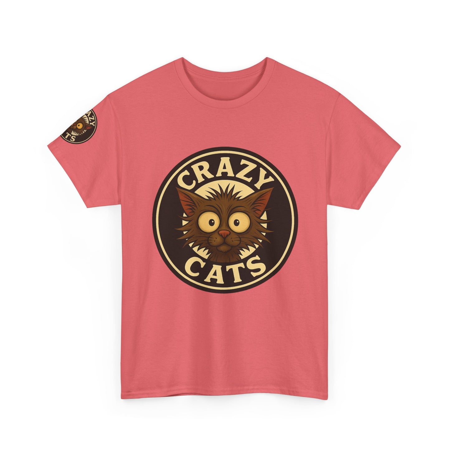 Crazy Cats T-Shirt — Vintage Cartoon Cat Graphic Tee for Cat Lovers