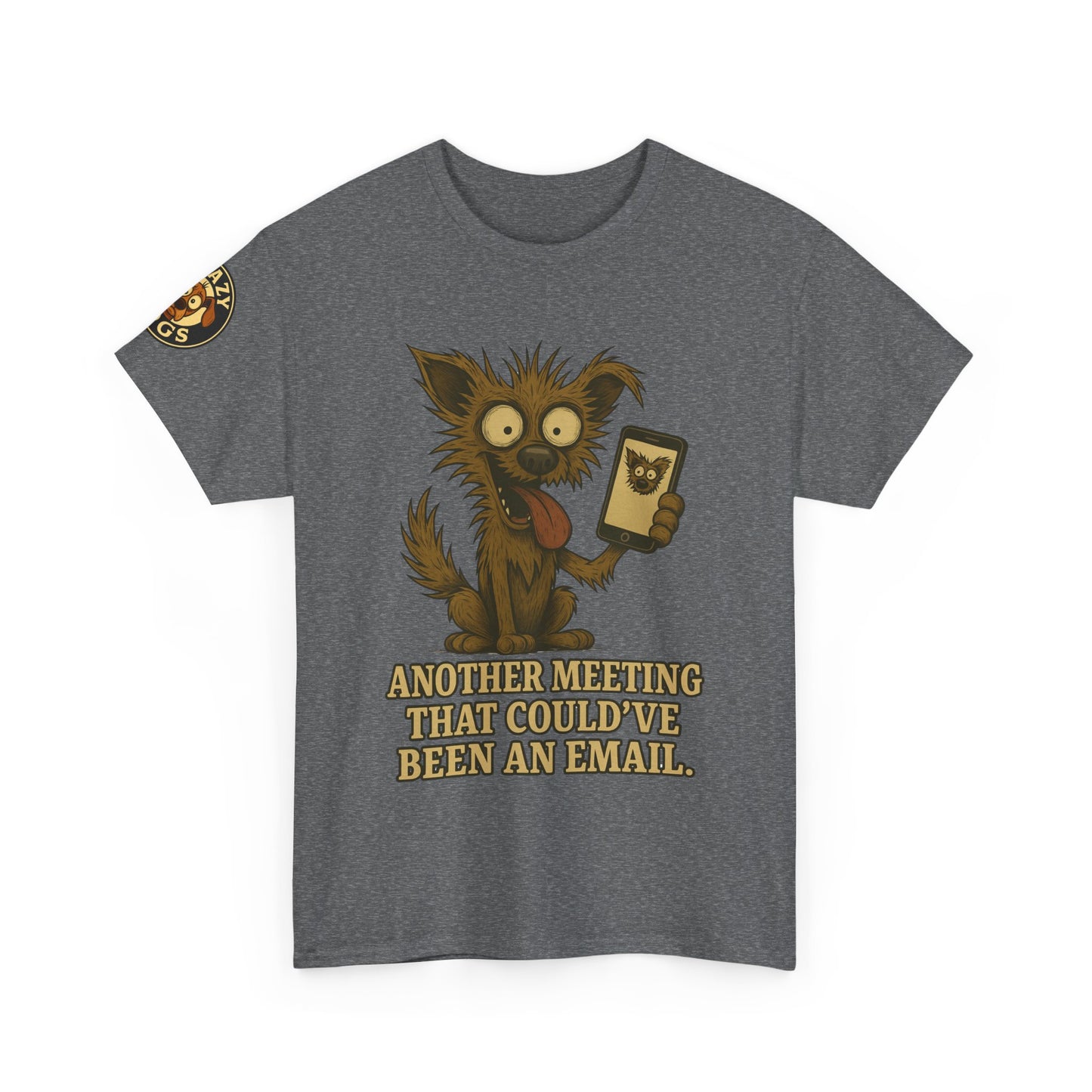 Funny Meeting Shirt — “Another Meeting That Could’ve Been an Email” Cat Cartoon Tee