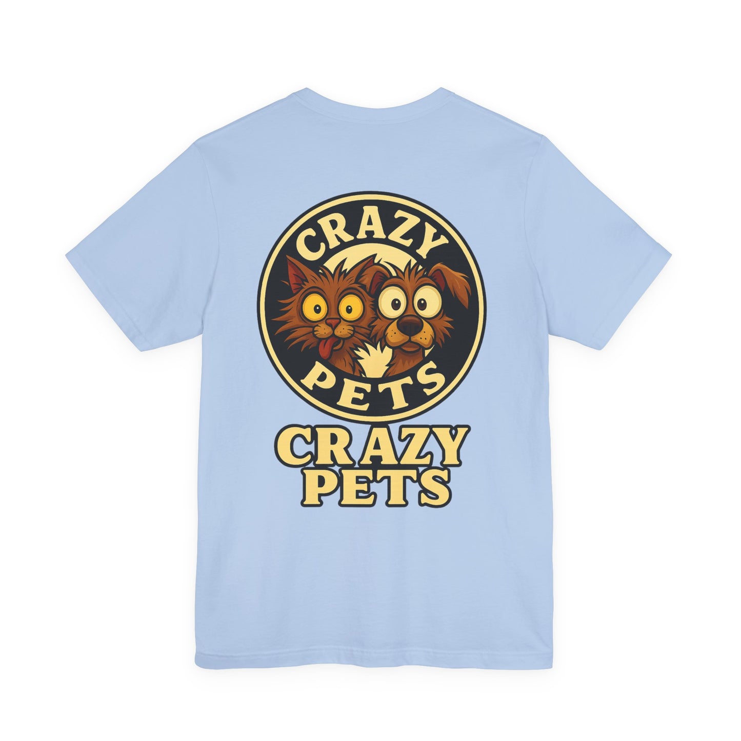 Running on Vibes and Poor Decisions Tee — Funny Coffee Dog Graphic T-Shirt