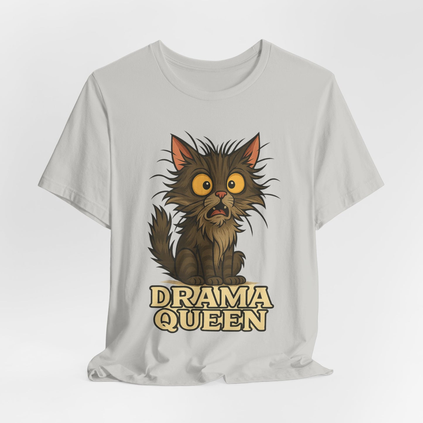 Drama Queen Cat T-Shirt — Funny Cat Graphic Tee