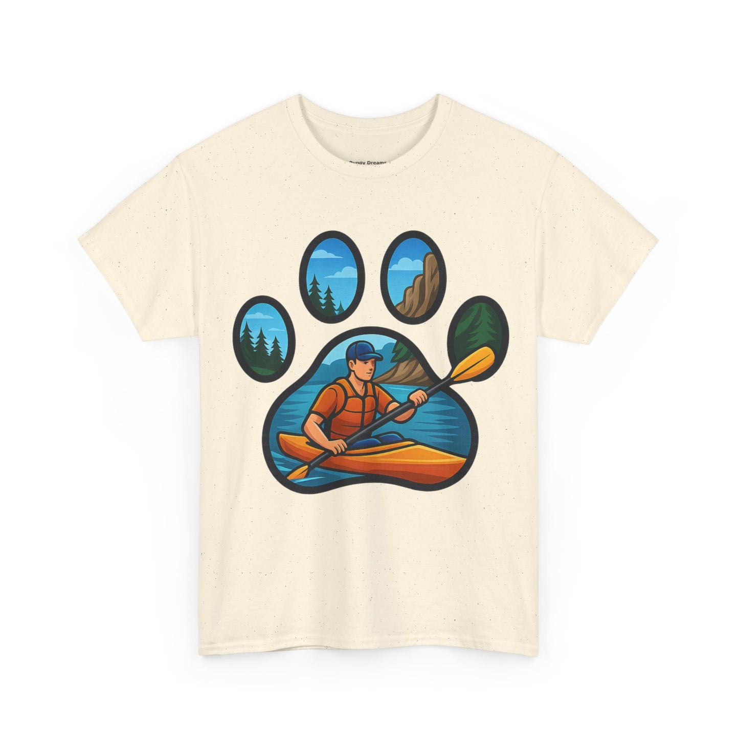 Adventure Kayaking Graphic Tee for Outdoor Lovers, Unisex Cotton Shirt, Nature Lovers Gift, Camping Apparel, Wildlife Design T-Shirt