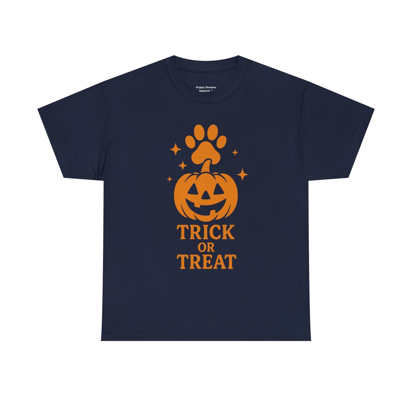 Halloween Pet Lovers Tee, Trick or Treat T-Shirt, Dog Costume Shirt, Fall Apparel, Cute Halloween Top, Gift for Animal Lovers