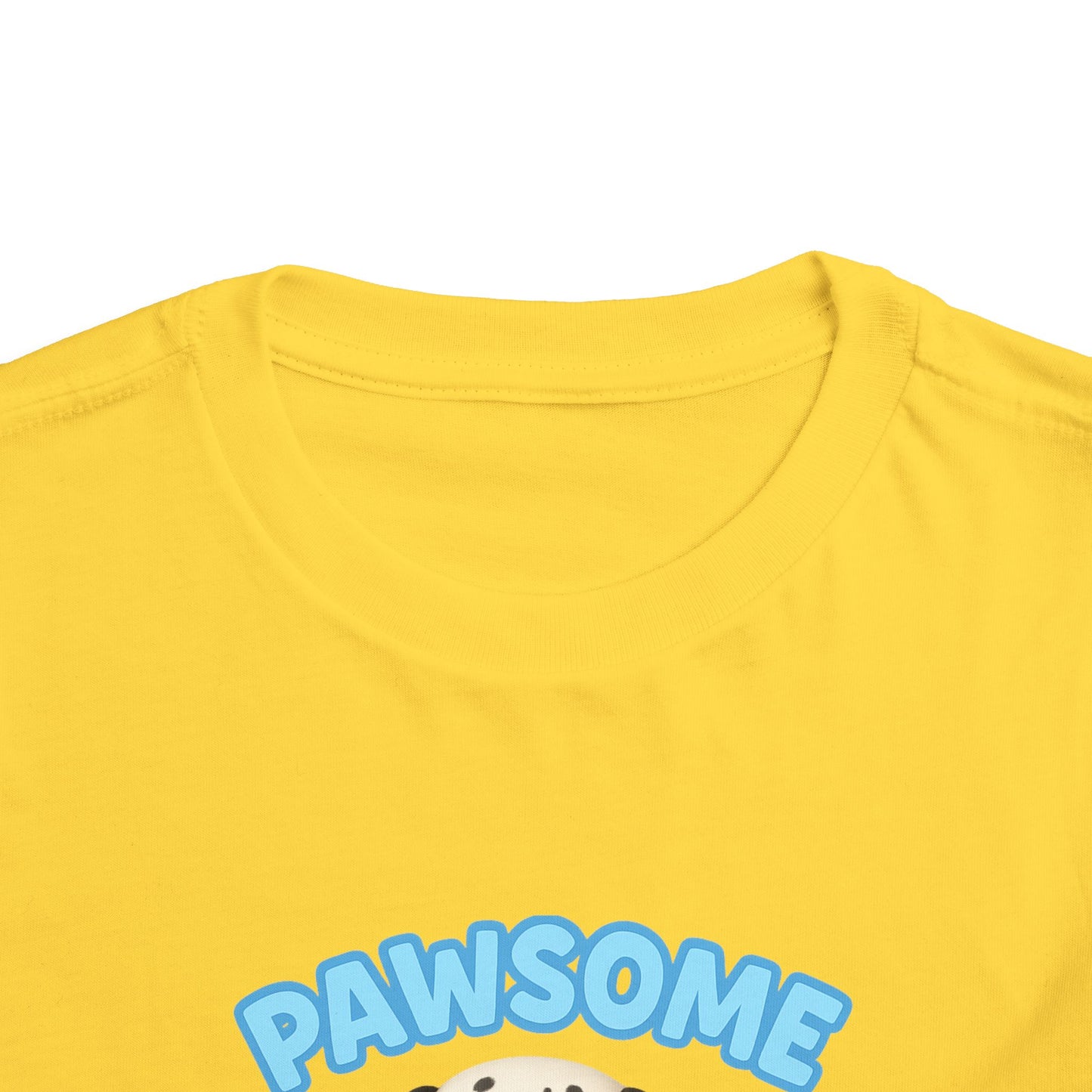 Pawsome Kid Toddler Tee, Cute Dog Tee for Toddlers, Kids' Short Sleeve Shirt, Birthday Gift, Animal Lovers, Pet Themed Apparel