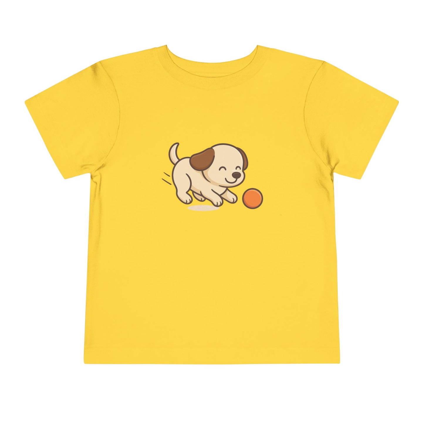 Cute Puppy Toddler Tee, Kids T-Shirt, Summer Play Shirt, Dog Lover Gift, Birthday Outfit