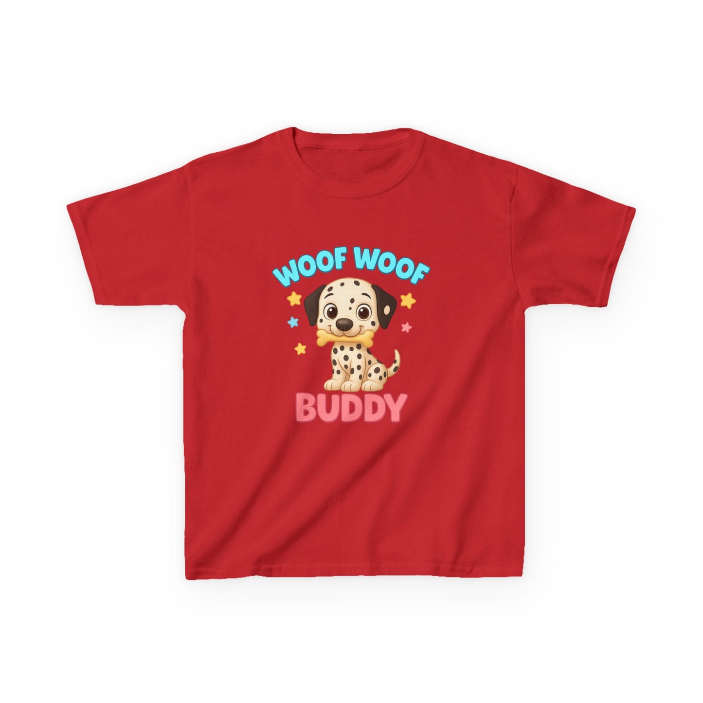 Kids Dalmatian Dog Tee, Cute Pet Shirt for Boys & Girls, Birthday Gift, Animal Lovers, Fun Casual Wear, Cartoon Dog Design
