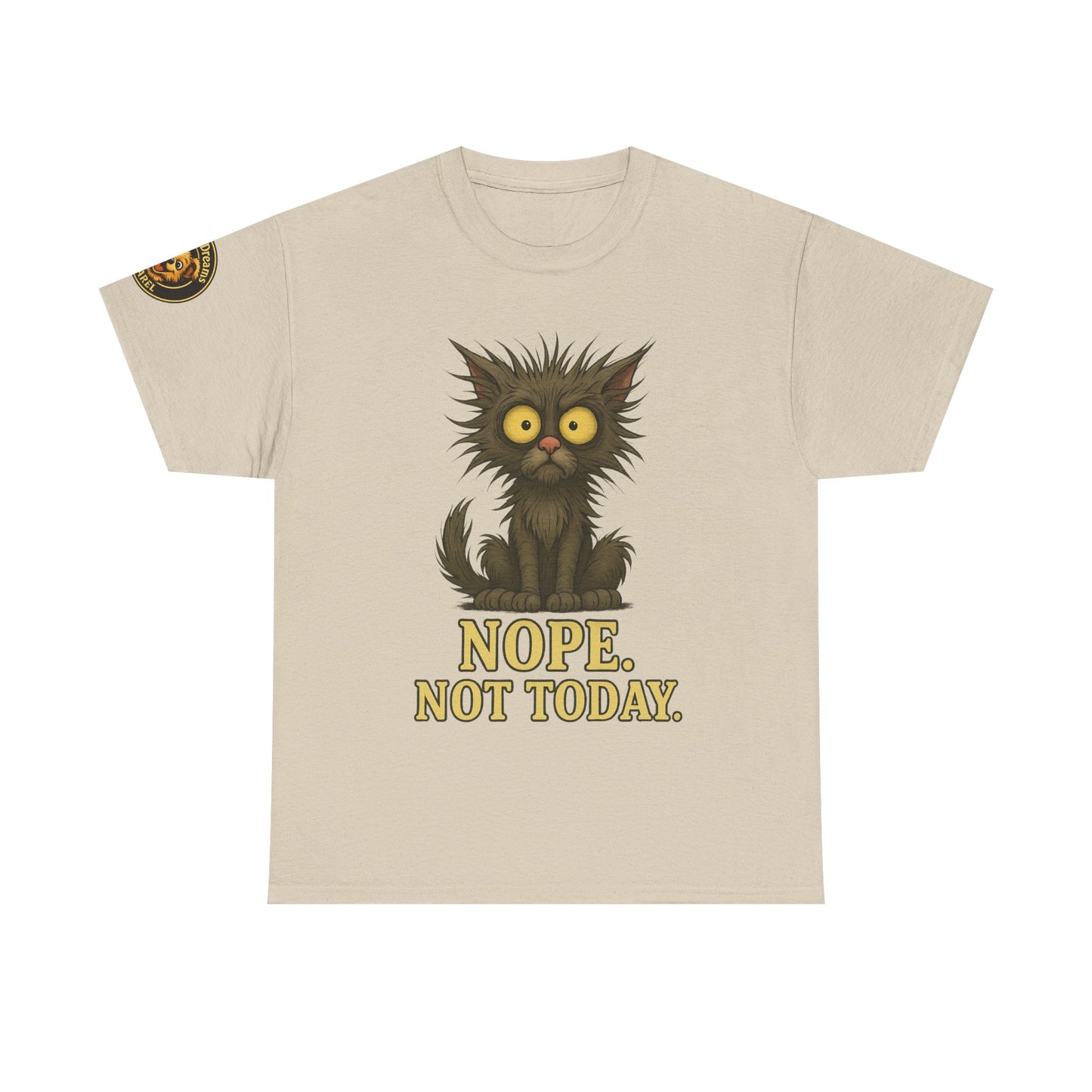Cat 'Nope. Not Today.' T‑Shirt — Funny Grumpy Cat Graphic Tee