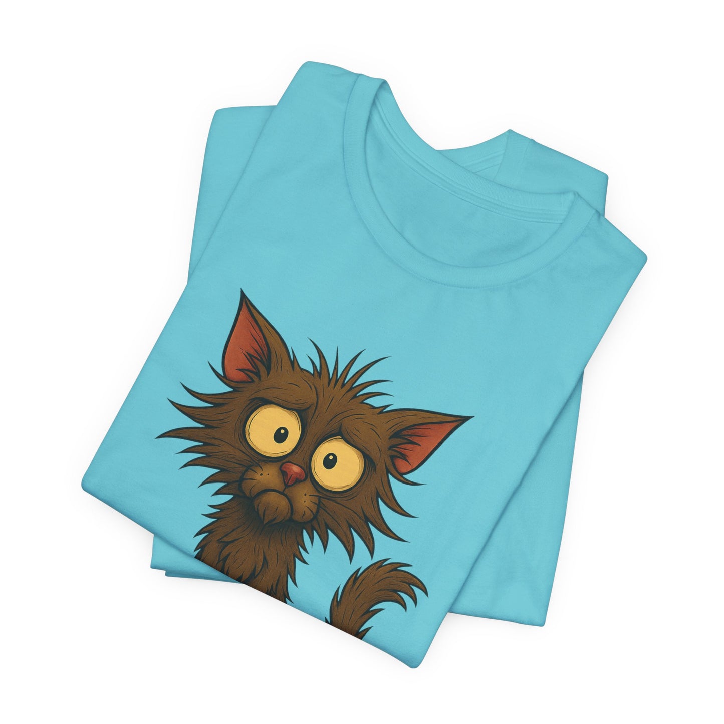 Funny Cat T-Shirt — "I'm At My Limit, Please Don't Test Me" Cute Stressed Kitty Graphic Tee