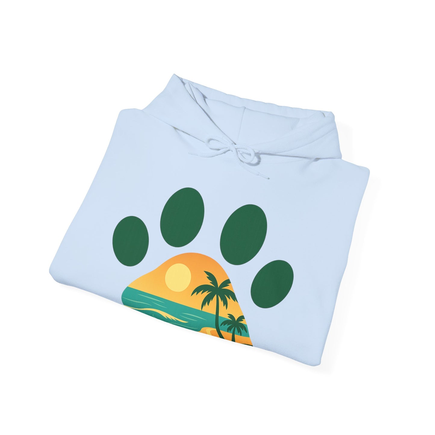 Cozy Beach Vibes Sweatshirt - Unisex Heavy Blend Hoodie for Pet Lovers, Sunset Design, Perfect Gift for Animal Lovers, Casual Comfort, [...]