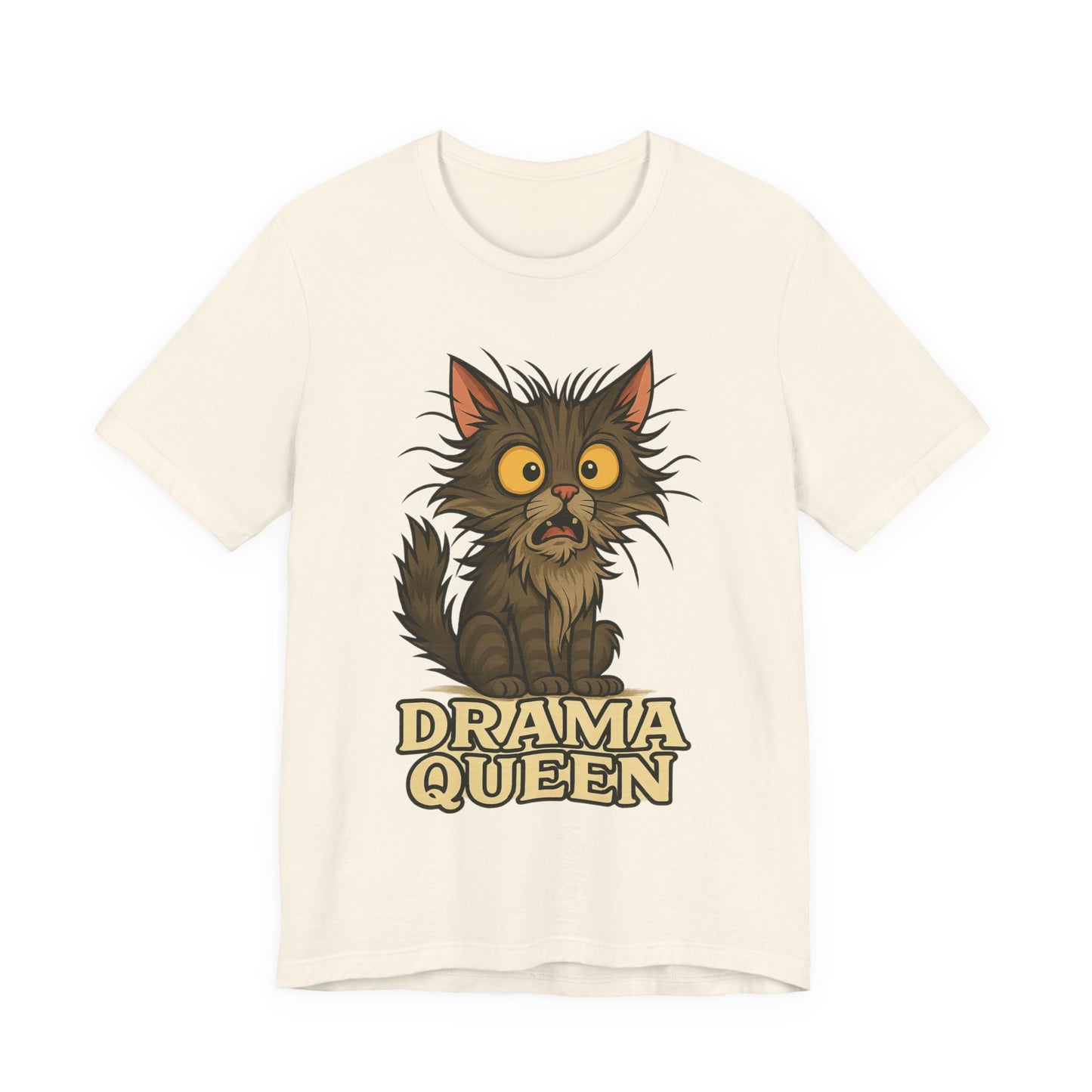 Drama Queen Cat T-Shirt — Crazy Cats Vintage Graphic Tee
