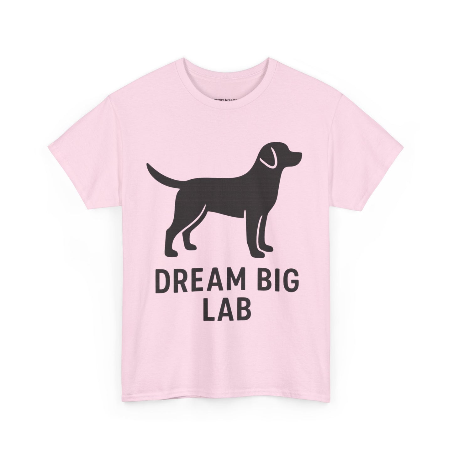 Dream Big Lab Unisex Heavy Cotton Tee - Perfect for Dog Lovers, Pet Enthusiasts, and Ideal Gift for Birthdays or Holidays